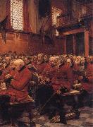 Sir Hubert von Herkomer,RA,RWS The Last Muster oil painting artist